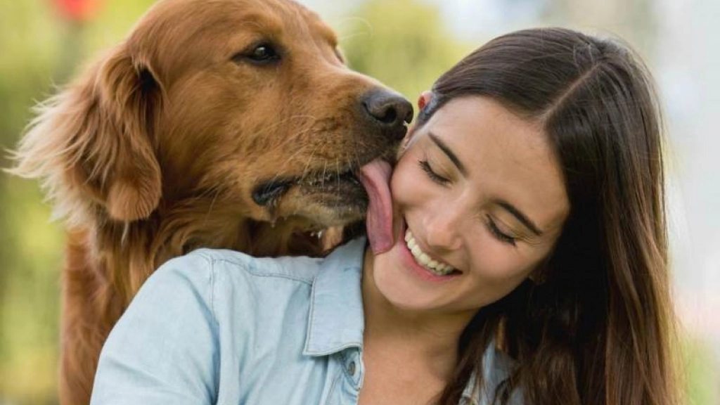 Pareja celebrando a su mascota con una canción personalizada.